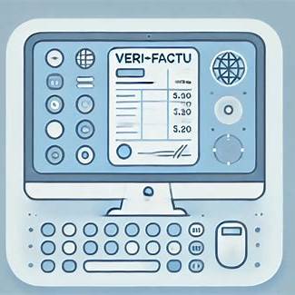 Sistema de facturación electrónica con QR y sello VERIFACTU